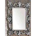 M3 Decorium Gümüş Yaldız 58x77cm Dev Büyük Banyo Salon Koridor Yatak Odası Etajer Kolon Duvar Antre Boy Aynası