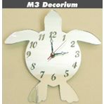 M3 Decorium Kaplumbağa Dekoratif Ayna Saat