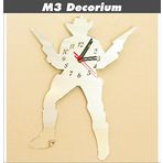 M3 Decorium Kovboy Dekoratif Ayna Saat"