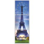 M3 Decorium Mdf Paris Manzaralı Tablo Duvar Saati