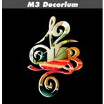 M3 Decorium Müzik Solfej Dekoratif Ayna Saat