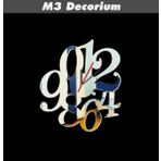 M3 Decorium Saklı Rakamlar Dekoratif Ayna Saat