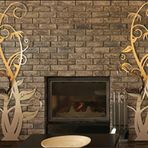 M3 Decorium Sarmaşık Şömine Barbekü Yanı Dekoru Dekoratif Aynası