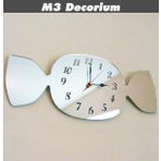 M3 Decorium Şeker Dekoratif Ayna Saat
