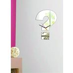 M3 Decorium Soru İşaretiı Saat Dekoratif Ayna