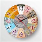 M3 Decorium Ters Çalışan Duvar Saati, 35 cm