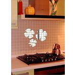 M3 Decorium Üç Yonca Duvar Masa Kolon Kiriş Dekoratif Süs Aynası