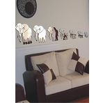 M3 Decorium Uğurlu Filler 7 Parça Mitolojik Uğur Getiren Fil Duvar Aynası