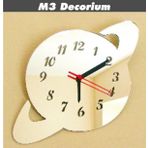 M3 Decorium Uranüs Astroloji Dekoratif Ayna Saat