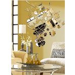 M3 Decorium Yonca Salon Mutfak İşyeri Duvar Masa Kolon Dekoratif Aynası