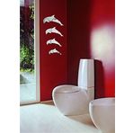 M3 Decorium Yunuslar Dekoratif Banyo Salon Duvar Dolap Süs Aynası