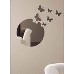 M3 Decorium Yuvarlak Kopan Kelebekli Duvar Dolap Kolon Kiriş Aynası