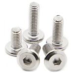 M3 M4 M5 M6 M8 304 Paslanmaz Çelik Allen Hex Altıgen Soket Büyük Düz Kafa Mobilya Perçin Vida Bağlantı Ortak Cıvata (Color : 40mm_M5 10pcs)