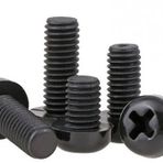 M3 x 6mm Plastik Civata Vida SiYAH x 5 adet (rf003)