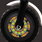 M365/pro/1s Scooter İçin Tekerlek Reflektör Etiketi Desenli Seri No 7