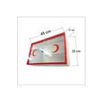 M3DECORİUM Camlı Kapaklı Steril İlk Yardım Sağlık Kırmızı Ecza Kutusu Dolabı DKM3ECZDOLP12