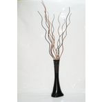 M3Decorium Desenli Siyah 5 Adet Siyah 5adet Kahve Dal 60cm Vazo