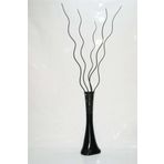 M3Decorium Desenli Siyah 5 Adet Siyah Dal 60cm Vazo