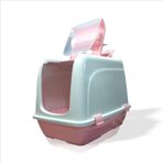 M3Decorium En Büyük Derin Koku Yapmaz Filtre Pembe Dişi Kedi Köpek Kum Kumluk Havuzu Evi Kabı Odası Wc Tuvaleti
