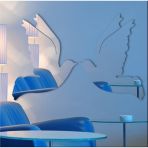 M3Decorium Güvercin Dekoratif Ayna