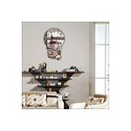 M3decorium Kız Kuleli Osmanlı Tuğralı Sarkaçlı Girl Tower Pendul Duvar Saati Çok Renkli