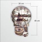 M3decorium Kız Kuleli Osmanlı Tuğralı Sarkaçlı Girl Tower Pendul Duvar Saati