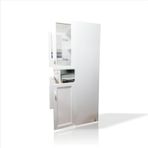 M3Decorium Şişmez Paslanmaz Çürümez Suya Dayanıklı Pvc Banyo Wc Çadır Karavan Sahra Arazi Balkon Dolabı Dolap