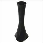 M3Decorium Siyah Uzun 60 Cm Ince Belli Fil Ayağı En Kaliteli Cam Vazo