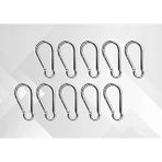 M4 Karabina Çinko İle İşlenmiş 316 Paslanmaz Çelik 40x20x4 mm (10 ADET)
