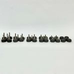 M4 Parmak Cıvatası (M4 Prototip Karma Set 6 Çeşit 30 Adet) - Plastik Başlıklı Gömülü Metal Dişli El Cıvatası - Prototipleme, Robotik, DIY Projeler için Kolay Sıkılır Bağlantı - Çoklu Boy Seçenekleri