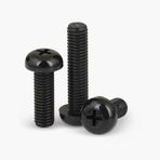 M6 X 8Mm Plastik Civata Vida Siyah X 5 Adet (rf003)
