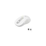 M650 L Signature Kablosuz Beyaz Tam Boyutlu Mouse 910-006238