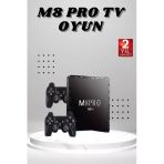 M8 Pro Mini 2.4G 10K Ultra Hd 64 Gb Tv Box Android Tv Game Box 2 Adet Oyun Konsolu Mir92022318