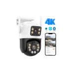 M90 4K 8MP FT62 WiFi Kamera Çift Lensli Dış Mekan IP Kamerası İnsan Algılama AI İzleme