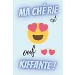 ma chérie est ouf kiffante- semainier non daté: agenda a5 petit format-weekly planner couverture bleue message rigolo pour amoureuse chérie femme ... saint valentin mariage fiançailles