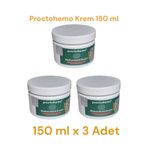 MA CREAM Proctohemo Hem.oroid için Bakım Masaj Kremi 150 ml x 3 adet