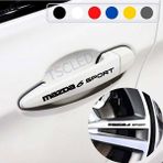 Ma Zda 6 Için Kapı Kolu ve Jant Sticker Yazı 281 - Çok Renkli - 17CM