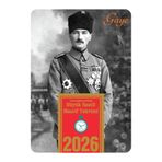 Maarif 2026 Büyük Saatli Duvar Takvimi Atatürk Görselli Çift Yönlü (GAYE KİTAP'A ÖZEL BASIM ! )