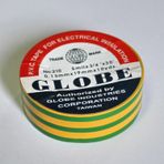 maasco Globe Sari yeşil Bant ORİJİNAL Globe Elektrik Bantı 19mm x 9,15