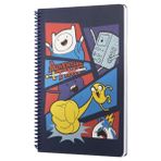 Mabbels Adventure Time Spiralli Defter Lacivert Kareli