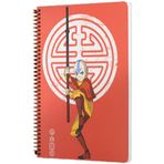 Mabbels Avatar Aang Spiralli Defter Kırmızı 80 Yaprak 17X24