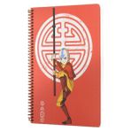 Mabbels Avatar Aang Spiralli Defter Kırmızı Çizgili