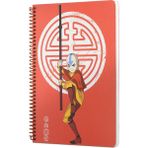 mabbels avatar aang spiralli not defteri kırmızı 80 yaprak çizgili 17x24cm dft-388616 - Karışık