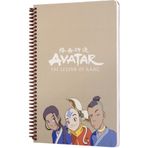 Mabbels Avatar Katara Sokka Aang Krem Spiralli Defter