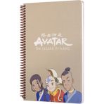 mabbels avatar katara sokka aang spiralli not defteri krem 80 yaprak çizgili 17x24cm dft-388623 - Karışık