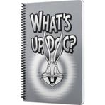Mabbels DFT-388487 Looney Tunes Whats Up Doc Gri 80 Yaprak 17x24 cm Spiralli Defter