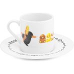 Mabbels Fantastic Beast Kowalski Türk Kahvesi Fincanı - Beyaz