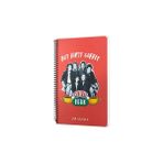 mabbels friends central perk but first coffee spiralli not defteri kırmızı 80 yaprak çizgili 17x24cm dft-388456 - Karışık