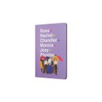 mabbels friends central perk sert kapak butik not defteri karakter ısmi lila 80 yaprak çizgisiz 15x21cm dft-388005 - Karışık