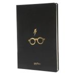 Mabbels Harry Potter Gözlük Şimşek Sert Kapak Ciltli Kareli 96 Yaprak Defter